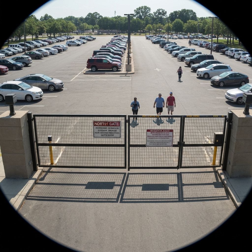 North Gate camera view